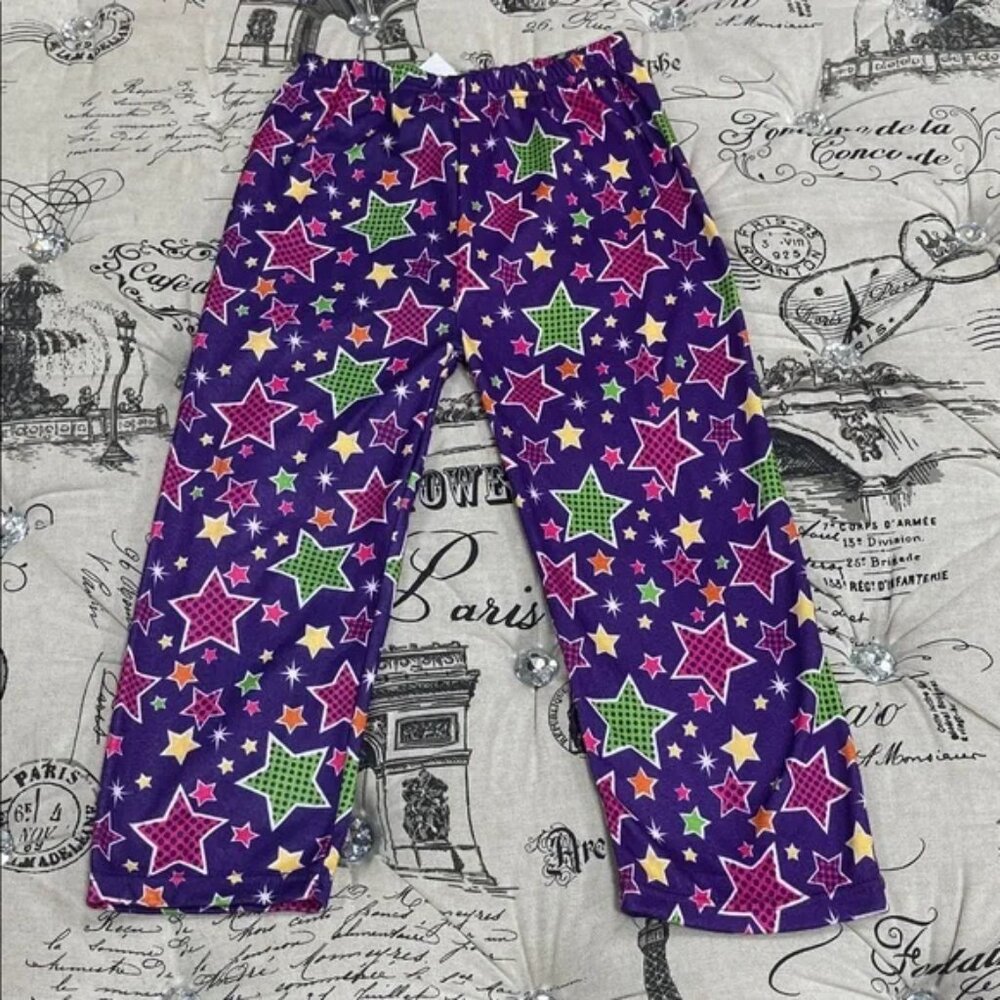 Colorful Starry Girls Pajama Pants